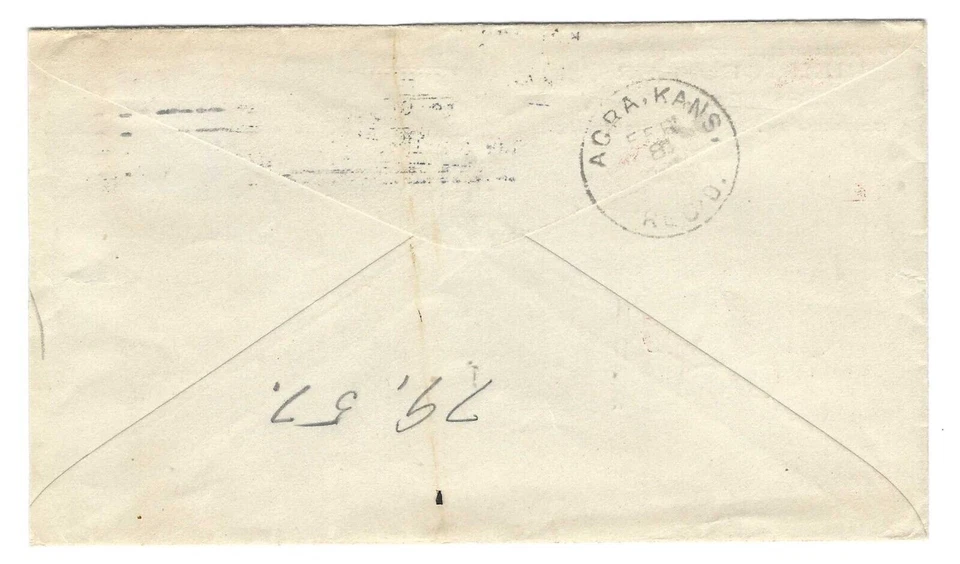 US 1900 ADVERTISING SADDLES FOR HORSES KANSAS CITY TO PLEASANT GREEN - Image 2 of 2