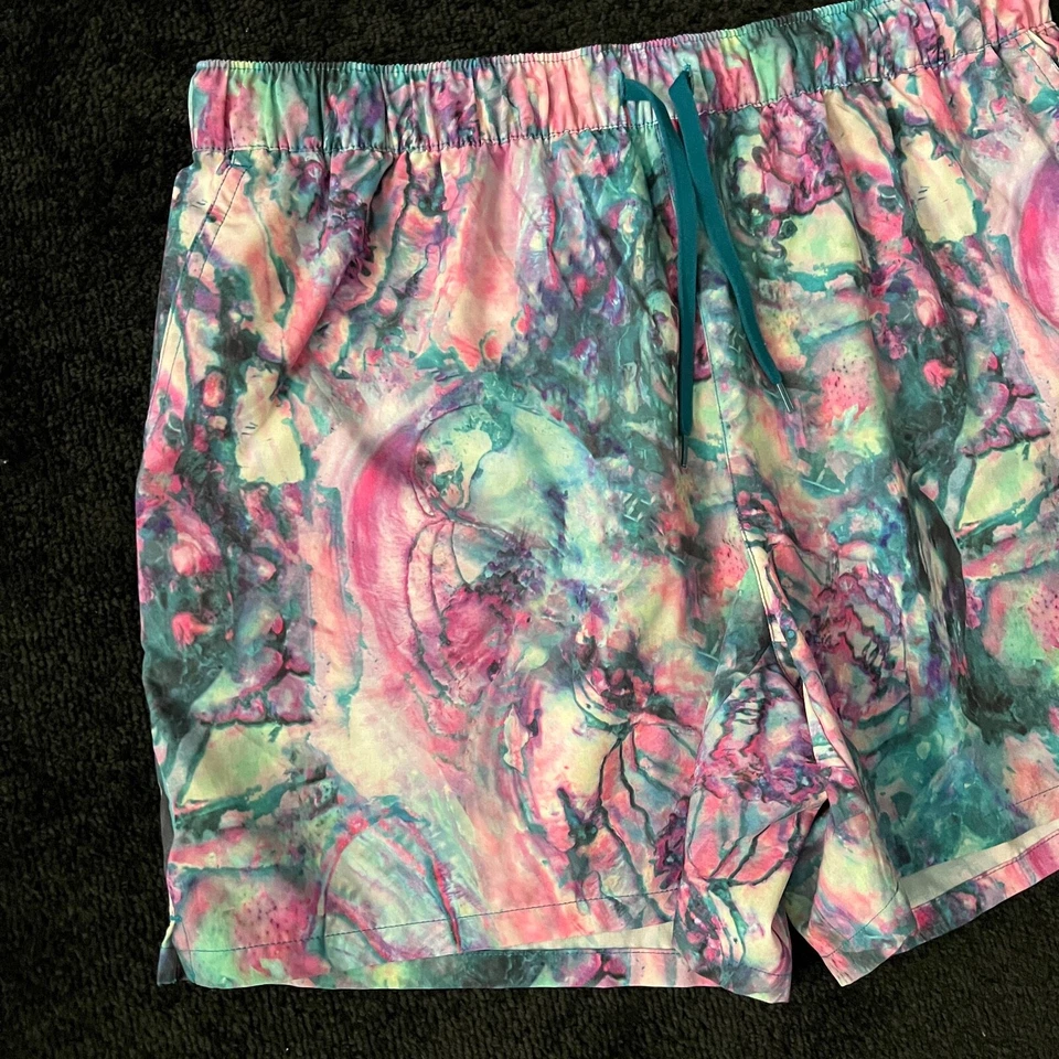 Reel Legends Swim Shorts Mens Large Blue Pink Trunk Board Unlined Casual Beach - Image 2 of 4