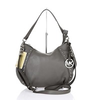 Michael Michael Kors Middleton Convertible Shoulder Bag In Gray $328 on sale Michael Michael Kors Middleton Convertible Shoulder Bag In Gray $328 on sale