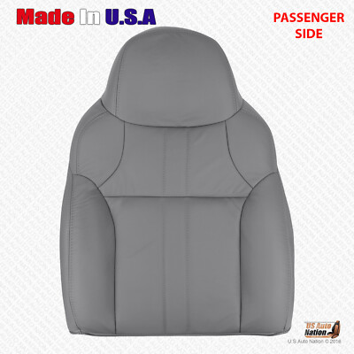 2000 2001 Ford Excursion XLT Front Passenger Top Replacement Leather Cover Gray