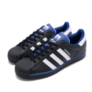 white and royal blue adidas