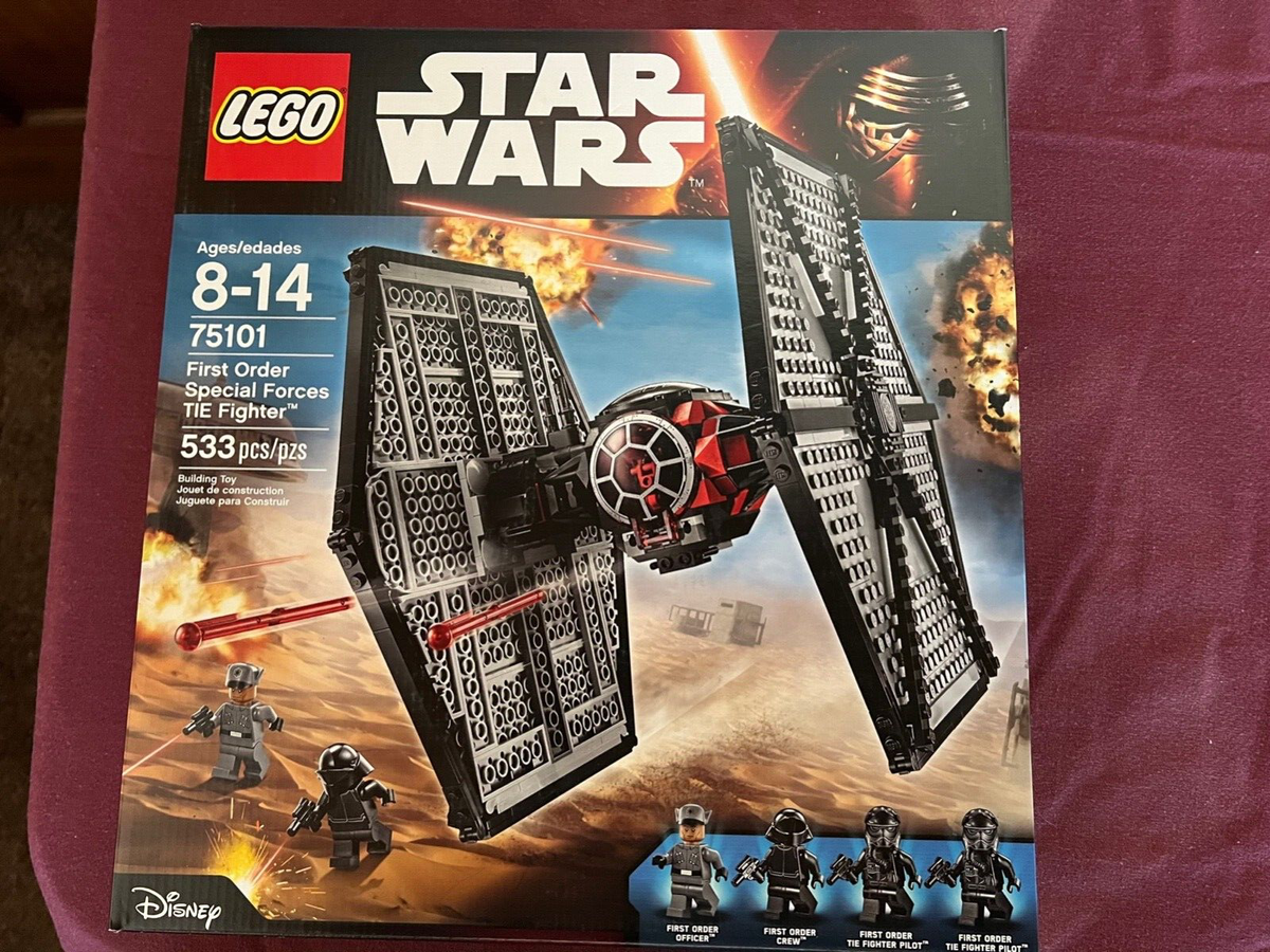 LEGO 75101 STAR WARS, First Order Tie Fighter, Sealed, New In Box 