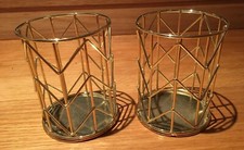 H & M Home Sturdy Gold Decorative Containers