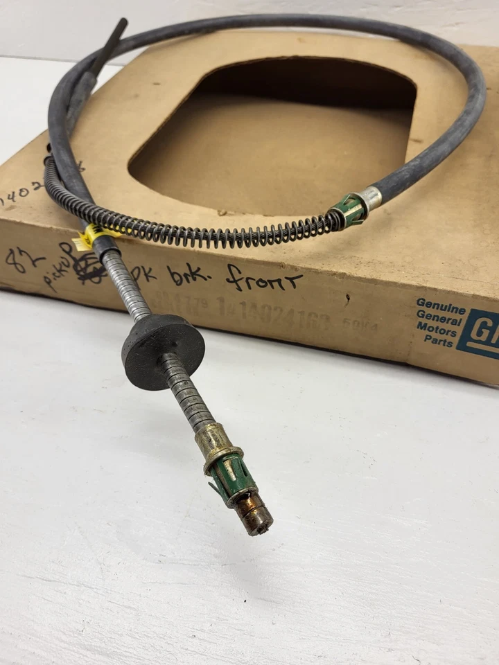 NOS 1982 1991 Chevrolet GMC S 10 S 15 Pickup cabo de freio dianteiro estacionamento 14024168 - Imagem 2 de 4