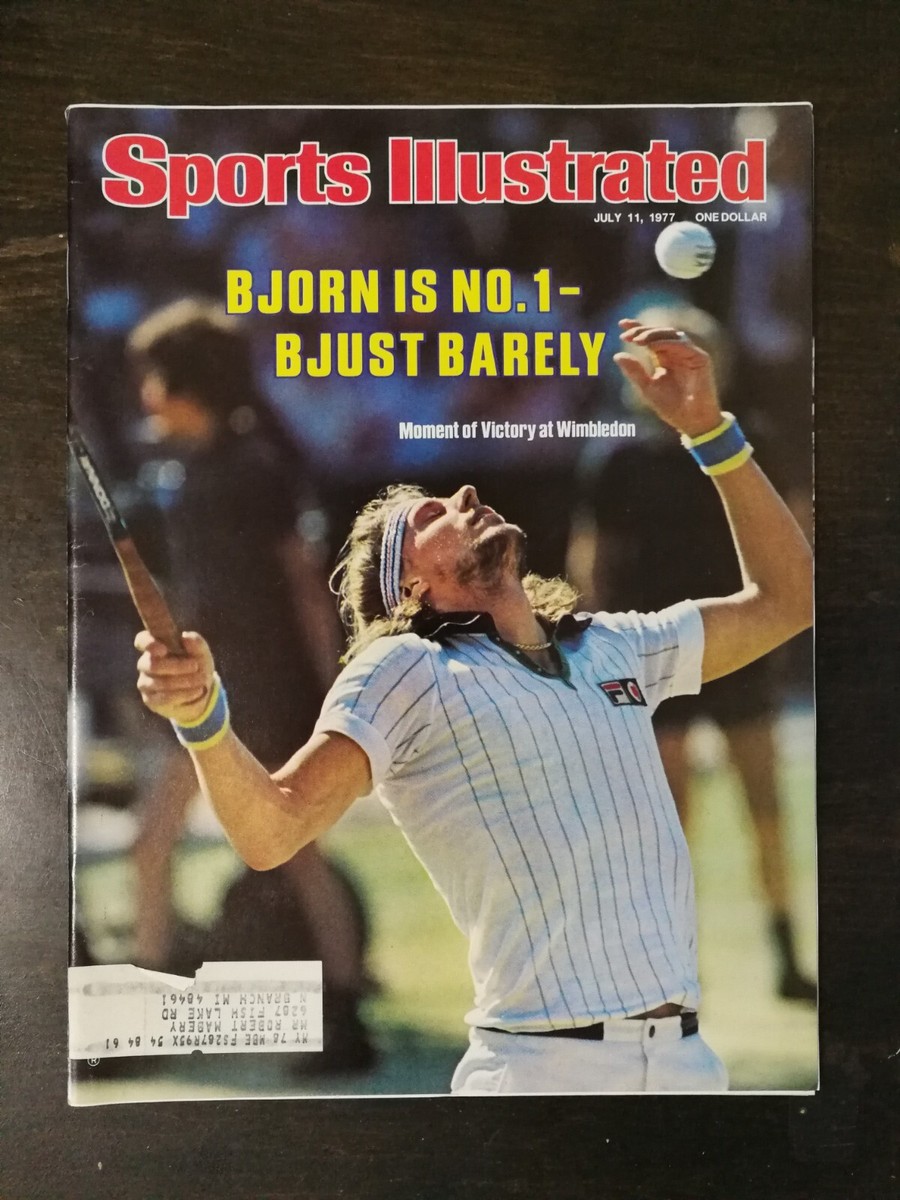 Wimbledon Championships Bjorn Borg Outfit Sports Illustrated July 14, 1980 Bjorn Borg Wimbledon Champion 423