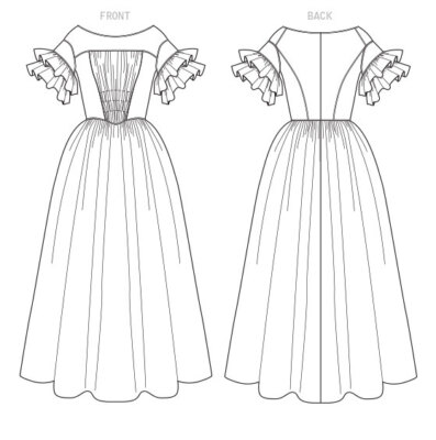 SEWING PATTERN Womens Costume Gown - Dress 1800s Civil War Victorian Plus -  7988 | eBay
