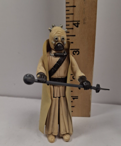 Vintage 1977 Star Wars Tusken Raider Sand People Figur mit Gaderffii Stick - Bild 1 von 2