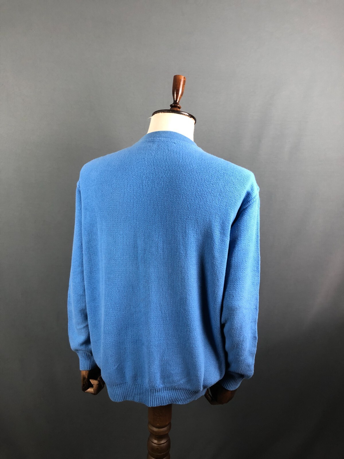 Maglione Yves Saint Laurent cotone blu uomo taglia L
