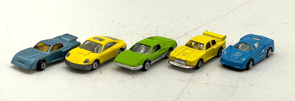Lot of 5 Sports Cars Collectors Mini Racing Car Vehicle Toy Collection