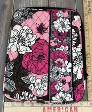 Vera Bradley E-Reader Tablet iPad Sleeve Mocha Rouge Pattern SEE PICTURES