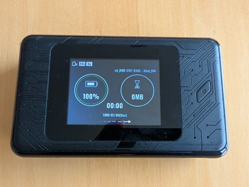 D-Link DWR-2101 5G Mobile Portable Hotspot Router Wi-Fi Battery Touch Screen