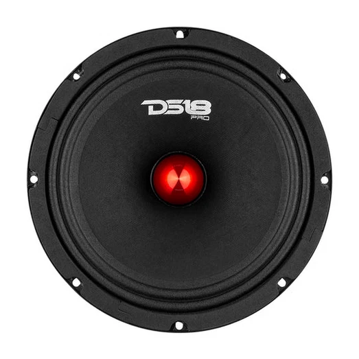 4x DS18 PRO-GM8B 8" Midrange Car Speaker 4x PRO-TWX1 Super Bullet Tweeter - Image 2 of 4