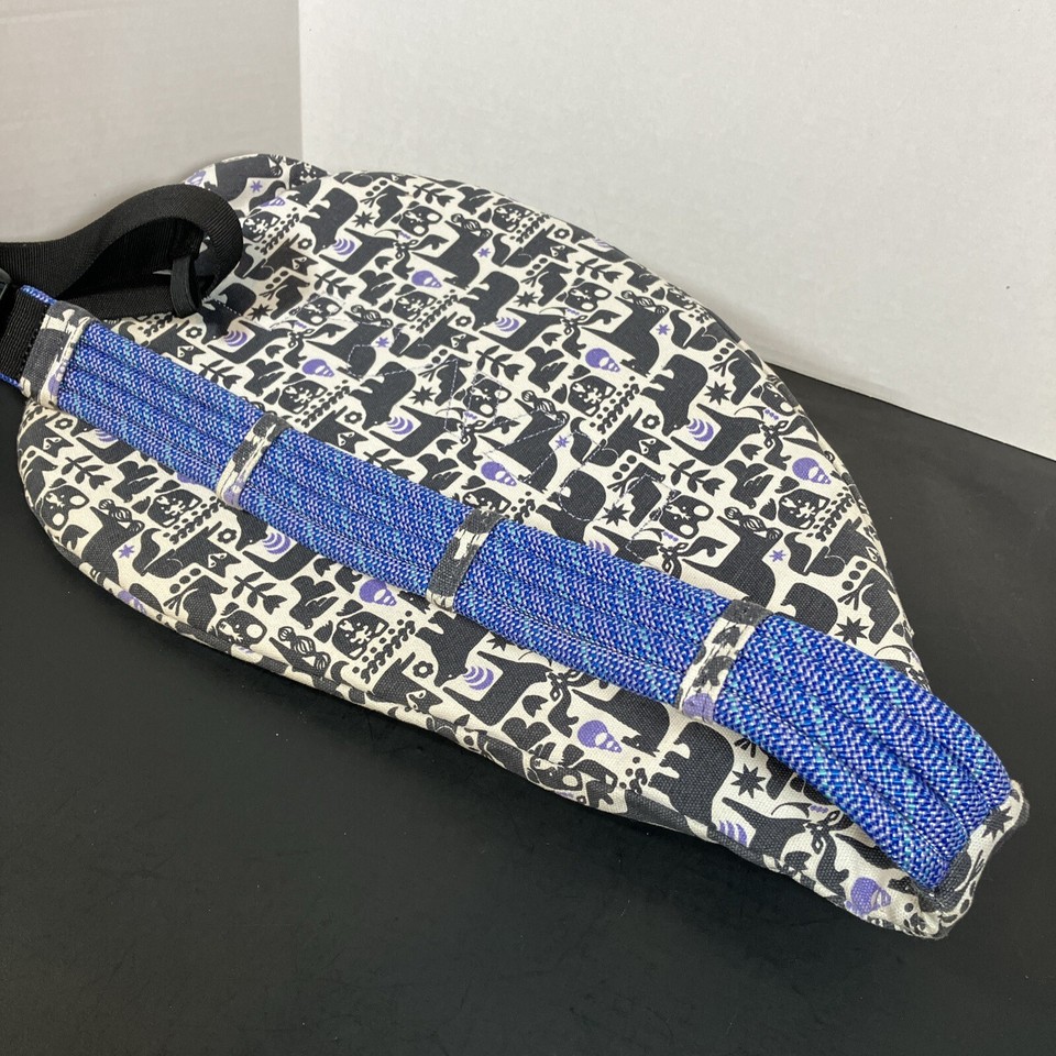 Kavu Charcoal Fable Pattern Crossbody Rope Sling Bag Backpack eBay