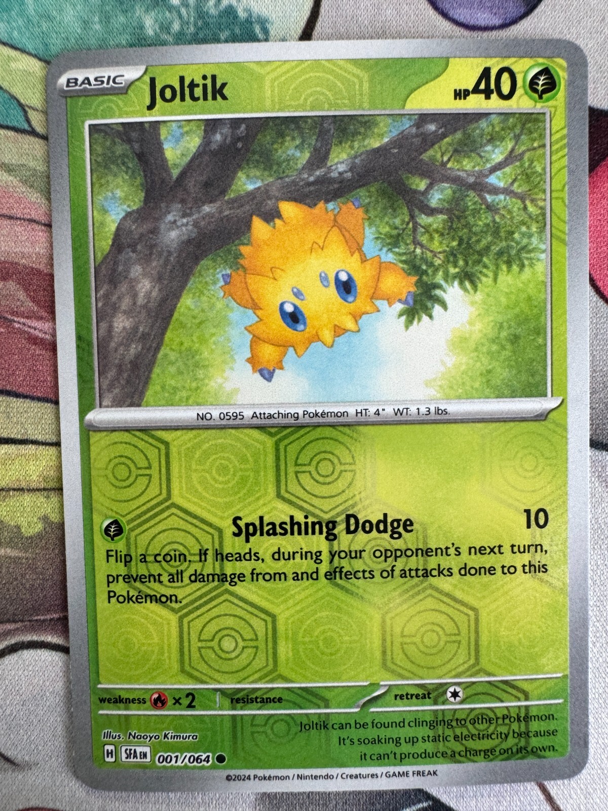 Joltik Reverse Holo English Pokemon TCG BKBI444