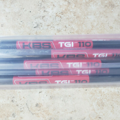 New & Uncut $700 KBS Tour Graphite TGI 110 4-PW Extra S+ & 1 TGI 110 Wedge