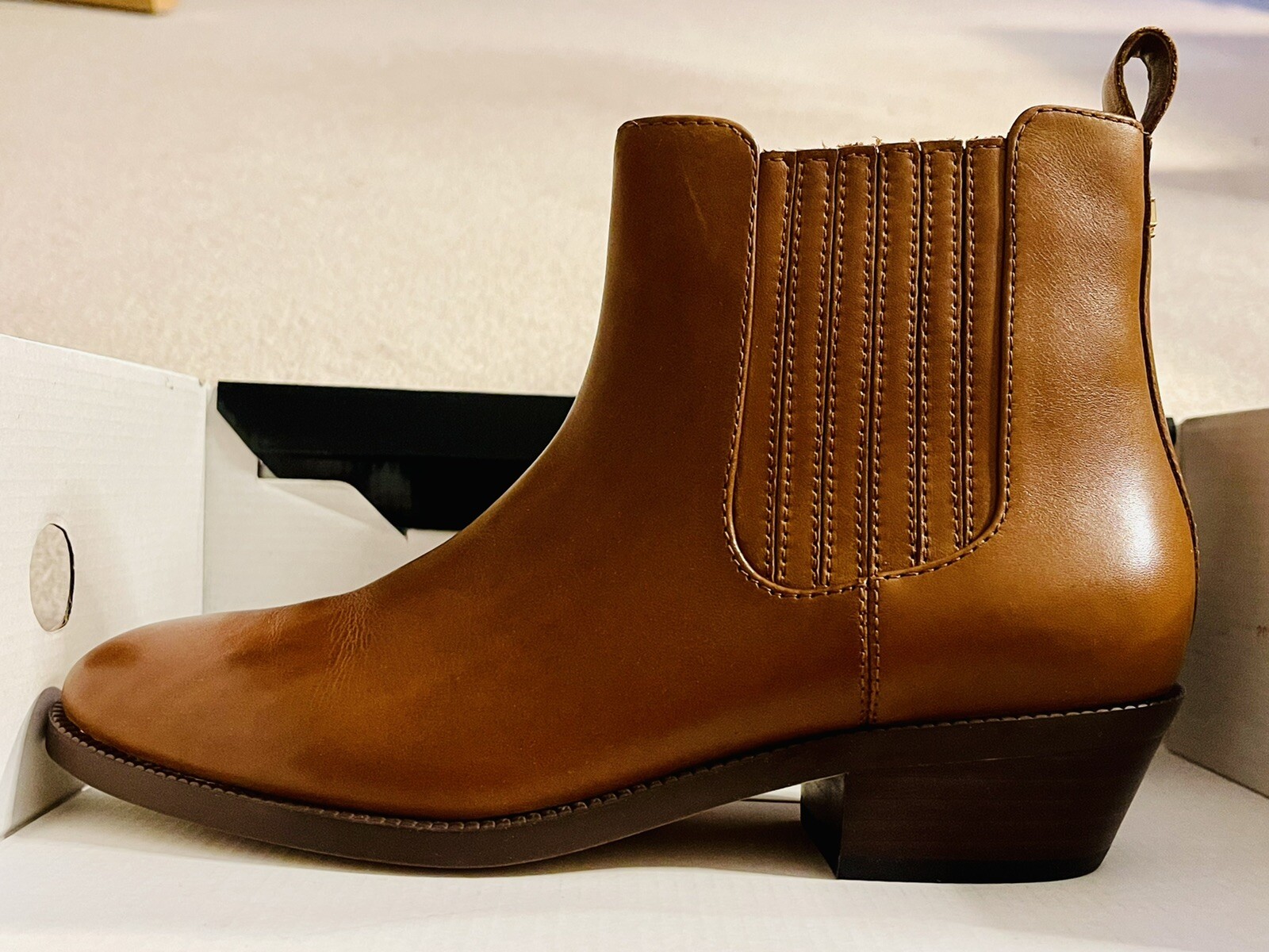 Ralph Lauren Women's Ericka Ankle Boots Brown Tan UK 5 EU 38 image 8