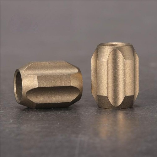 Titanium Alloy Knife Lanyard Bead Paracord Bracelet Bead Necklace Pendant DIY - Picture 16 of 32