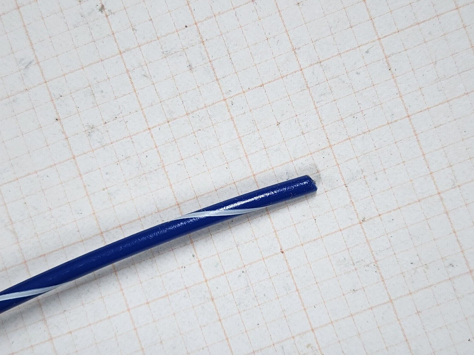 Southwire #16awg 26x30T Boat Cable Hook-Up Wire Dark Blue w/White Spiral /100ft