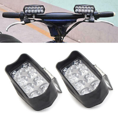 2 Stück Scheinwerfer Spot Nebelscheinwerfer 8-LED Scheinwerfer für Auto UTV ATV
