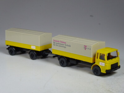 (RP-2) Wiking Sondermodell MAN Hängerzug Deutsche Telekom Technik