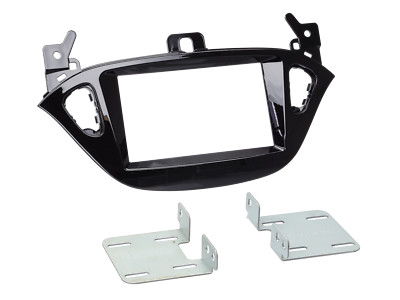 ACV 381230-29 2-DIN Radio Bezel Compatible with Opel Adam (M-A), Corsa E (X15)