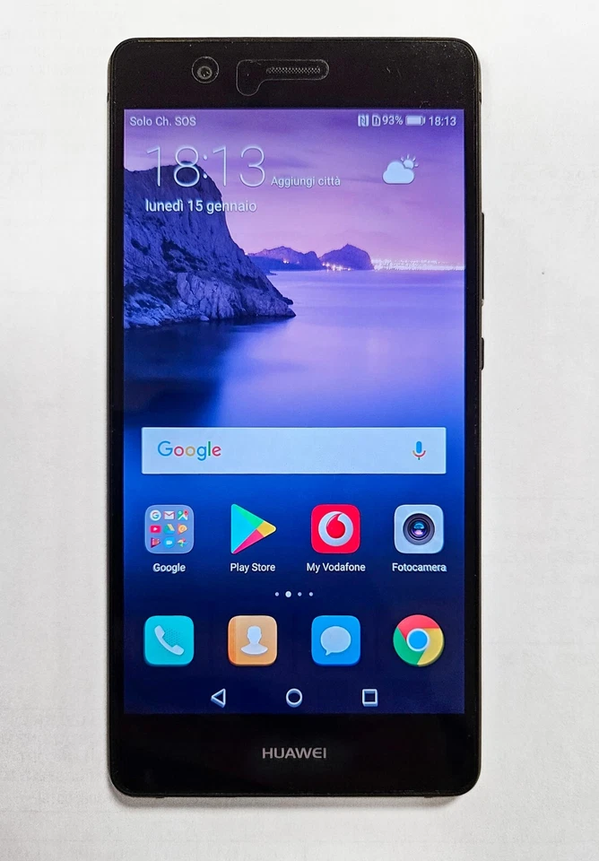 Telefono Huawei P9 lite - 16 GB - 3GB RAM Nero CONFEZIONE ORIGINALE No Samsung - Immagine 2 di 4