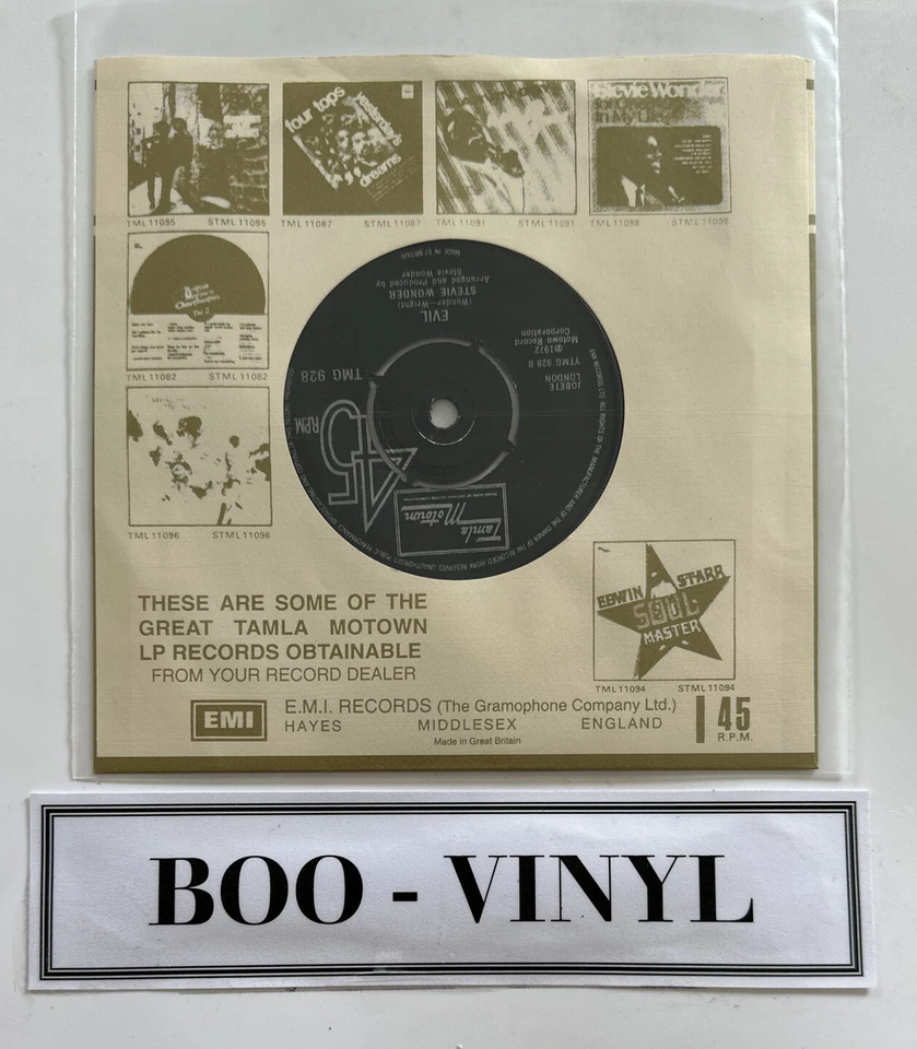 Stevie Wonder - Boogie On Reggae Woman 7” TMG 928 VG+ Condition Foto 2 de 4