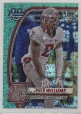 2024 Bowman U Chrome Aqua Mini-Diamond Refractor 135/275 Kyle Williams #118 16i3