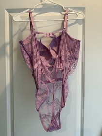 Victoria Secret Very SEXY BOMBSHELL Push UP One Piece Lingerie Teddy Size XL