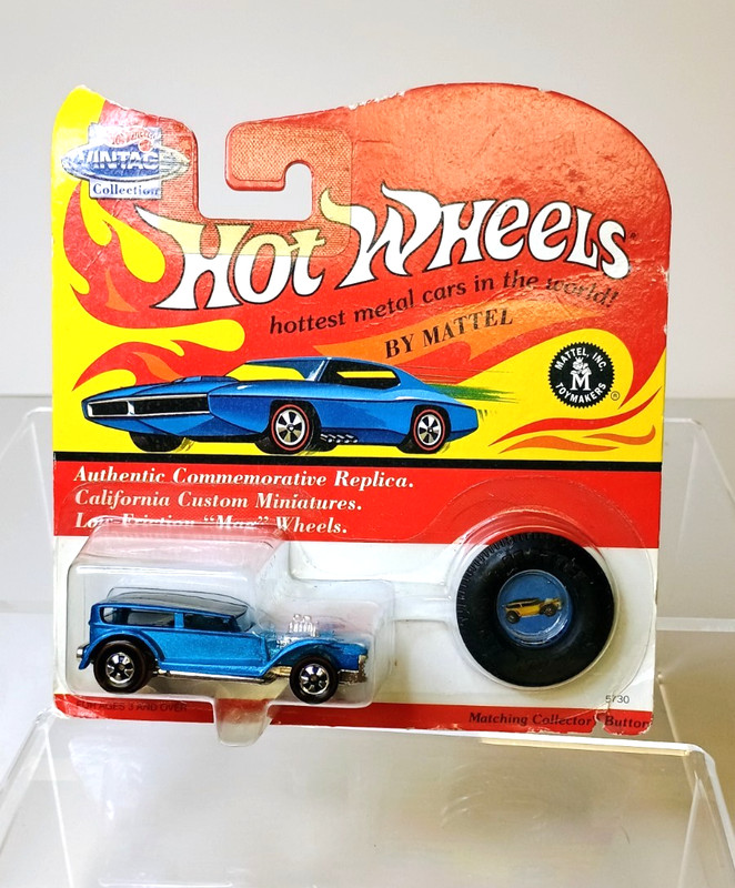 1993 Hot Wheels Vintage Collection THE DEMON ~ Blue #5730 ~ NOS SEALED