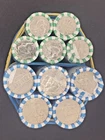 5 Dime Rolls + 5 Nickel Rolls Unsearched OBW $35 FV Possible Silver