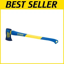 Dual Injection Fiberglass Axe - 36" with 4 lb Head for Superior Performance