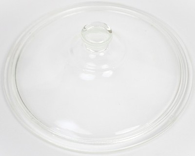 Rival Crock Pot Slow Cooker 8.25'' Pyrex #407 Clear Glass Replacement Lid 8-1/4