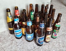 Lotto 20 bottiglie di birra vuote da collezione – internazionali / vari paesi