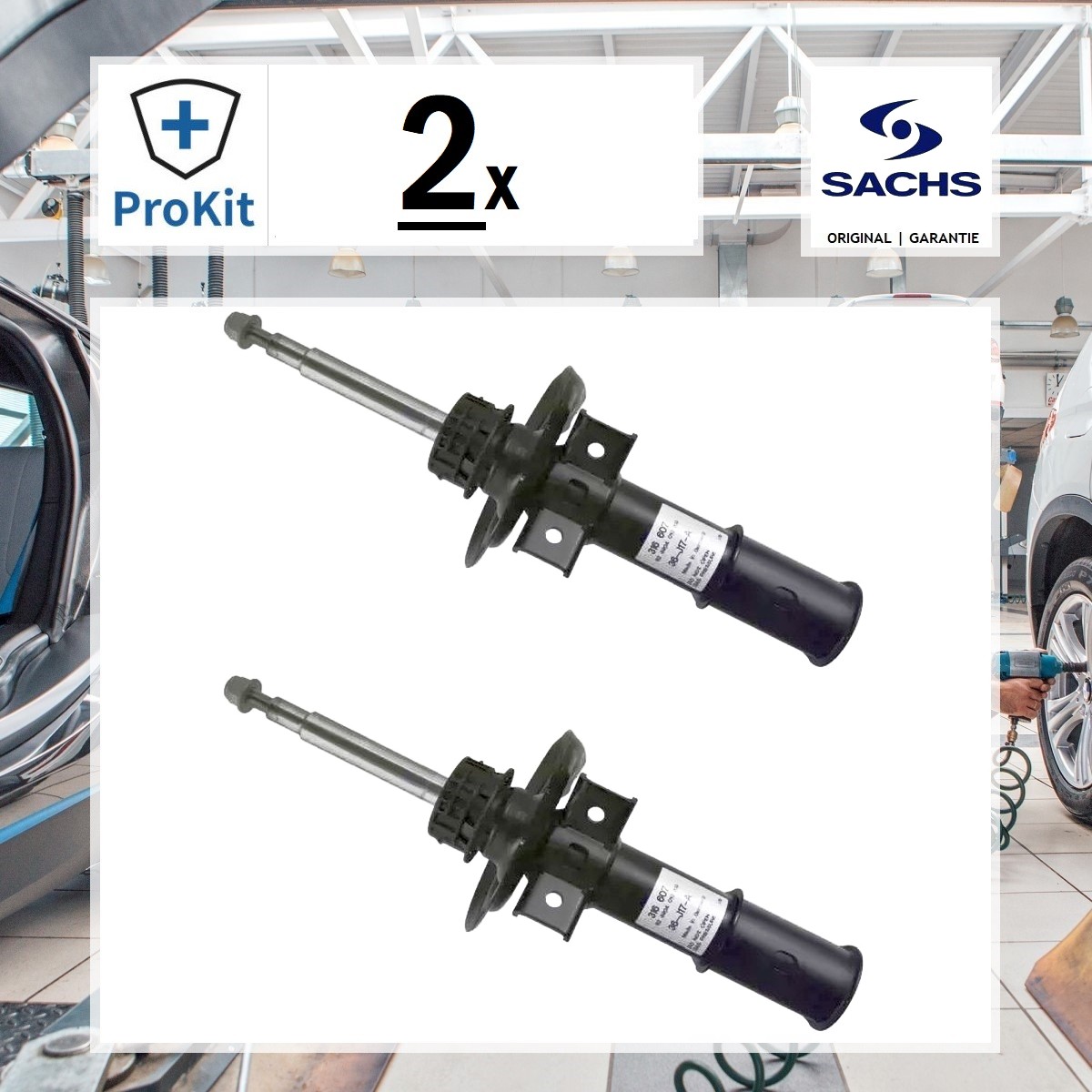 2x ORIGINAL® Sachs Stoßdämpfer Vorne für Mercedes-Benz C-CLASS C-CLASS