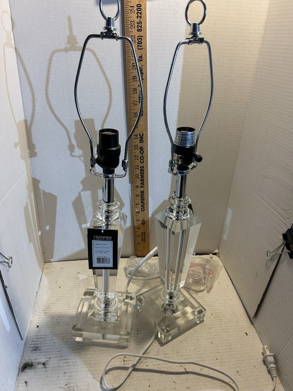 Pair Of Modern SAFAVIEH Lamps 