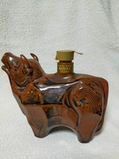 Suntory Old Whisky Japanese Zodiac OX pottery...