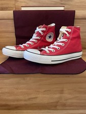 Converse Chuck Taylor All Star High Top Red M9621 Men 5 Women 7 - Excellent 