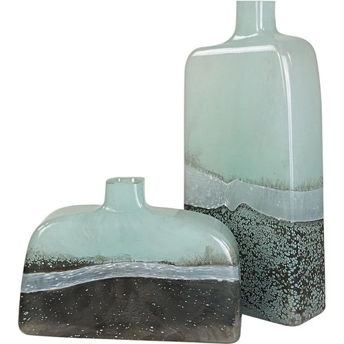 Uttermost 18096 Fuze 14.25 X 6 inch Vases, Set of 2 - Picture 1 of 4