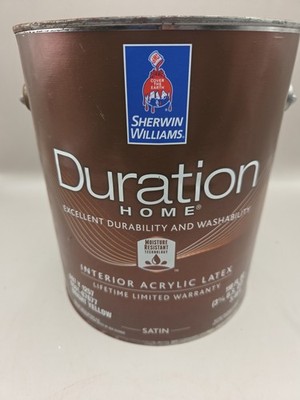 1 Gallon Sherwin Williams Duration Interior Satin Color  6921 Electric Lime