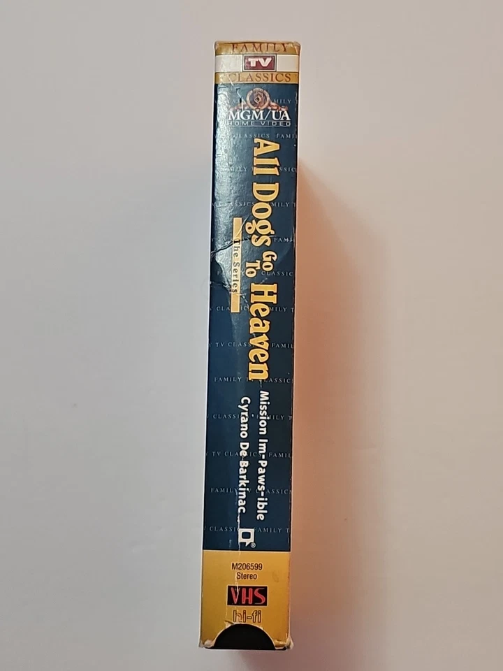All Dogs Go to Heaven The Series (VHS 1997) TESTED WORKS - GRAIL RARE VHS TVSHOW Foto 4 de 4