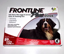 Frontline Plus for Extra Large Dogs 89-132 lbs - 6 Month Supply Doses