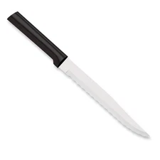 Cutlery Serrated Slicer Knife (W238), 7" Stainless Steel Hollow Ground Serrat...