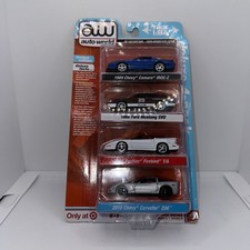 Auto World Target Exclusive Deluxe 4 Pack Camaro, Mustang, Firebird Z06