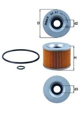 Image of MAHLE OX61D OIL FILTER