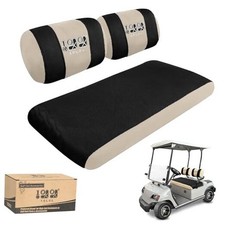 Golf Cart Front Seat Covers for Yamaha G2/G9/G16/G19/G22  Club Black Beige