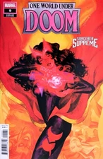 ONE WORLD UNDER DOOM #9 KEVIN WADA SPOILER VARIANT (Scarlett Sorcerer Supreme)