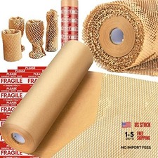 Honeycomb Packing Paper, MINHAO 15"x230' Eco Friendly Packing Paper for Moving