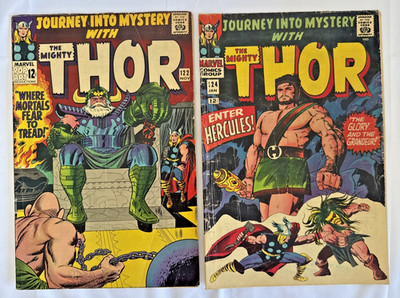 The Mighty Thor 122 & 124 Marvel Comics