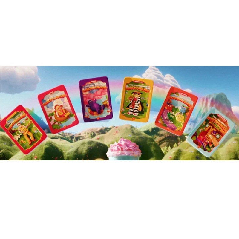 2025 Mc Donald's The McDonaldLand Adult Happy Meal Tins Complete